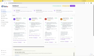 GEO (Generative Engine Optimization) platform: measures whether ChatGPT, Gemini, Perplexity, Claude, Grok and DeepSeek name and cite your business — with confidence ranges and sample sizes — finds the evidence they are missing, publishes it to your own site and Google's properties, and verifies on the next run whether citation improved.